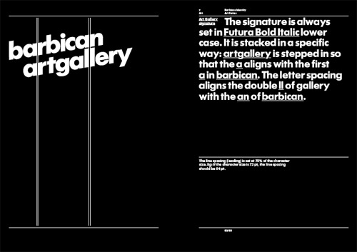Barbican styleguide