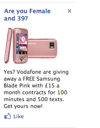 Facebook avertising